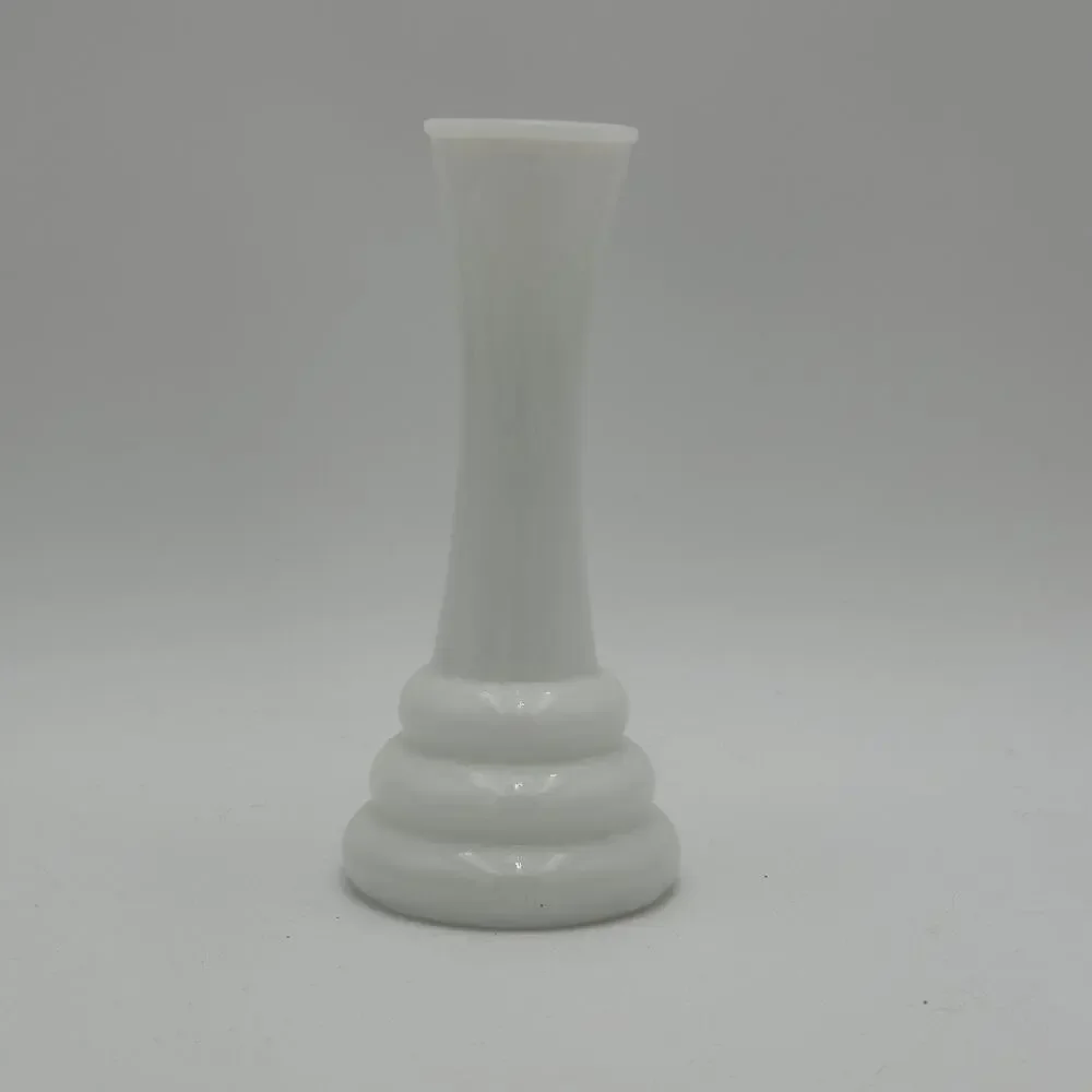 Vintage Randall Milkglass Beehive Bud Vase 6